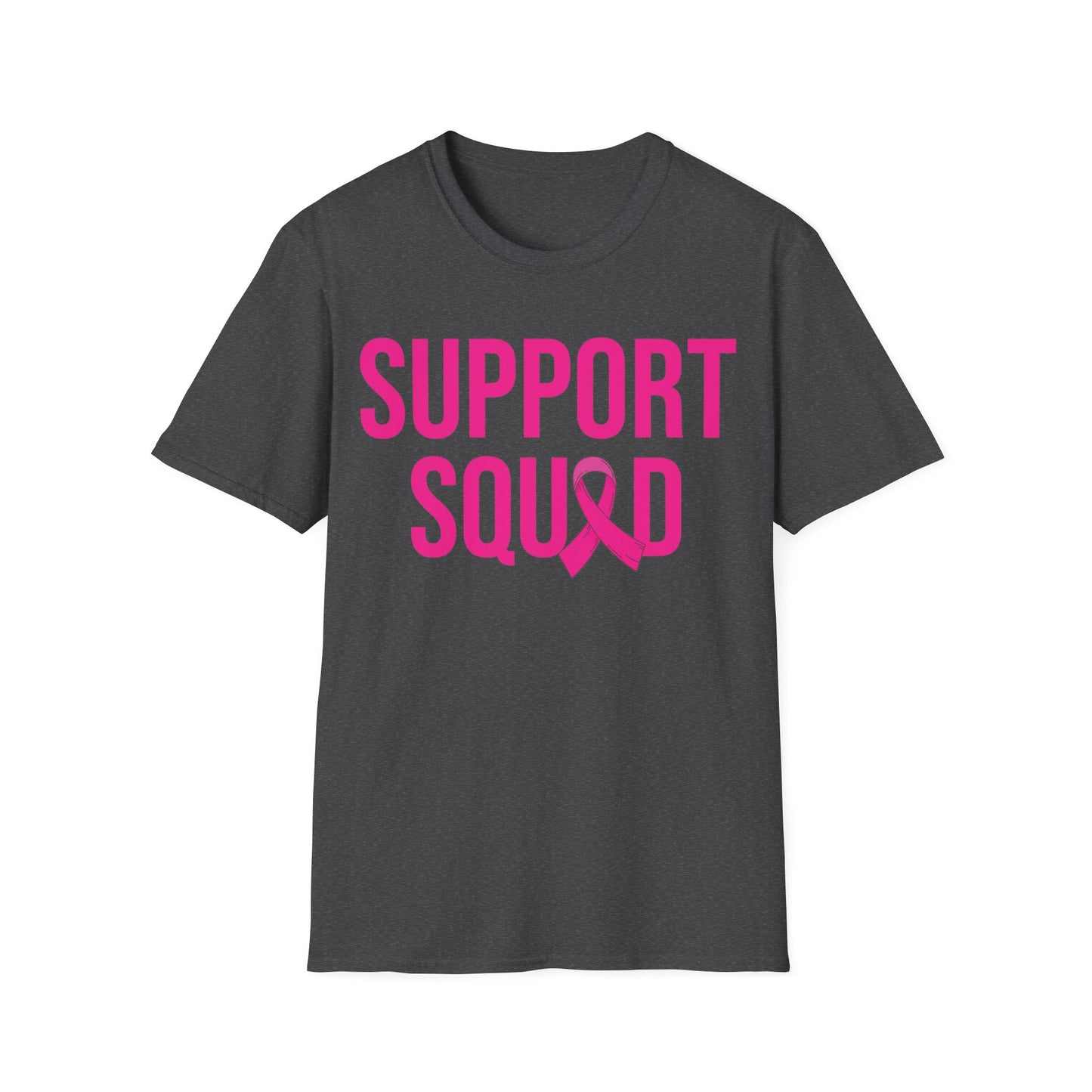 Support Squad Breast Cancer Warrior Awareness October Pink T-Shirt