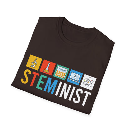 Steminist Science Technology Engineering Math STEM T-Shirt Men Women Teacher