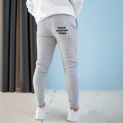 Custom Text Personalized Your Design on Unisex Fleece Joggers