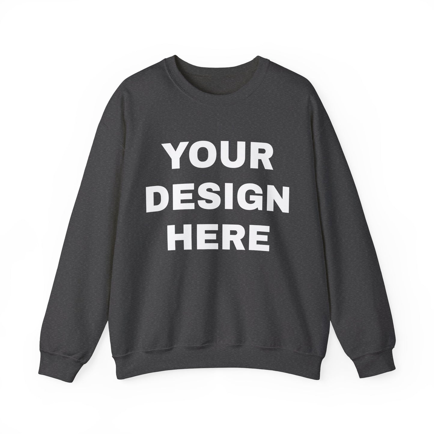 Custom Text Personalized Your Design on Unisex Heavy Blend™ Crewneck Sweatshirt