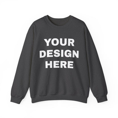 Custom Text Personalized Your Design on Unisex Heavy Blend™ Crewneck Sweatshirt