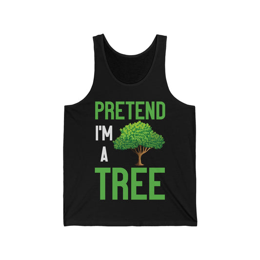 Funny Pretend I’m a Tree Tree Lazy Costume Tank Top For Men Women