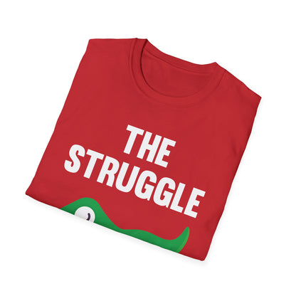 Funny The Struggle is Real T-Rex Dinosaur Sarcastic Sarcasm Tee T-Shirt Men Women