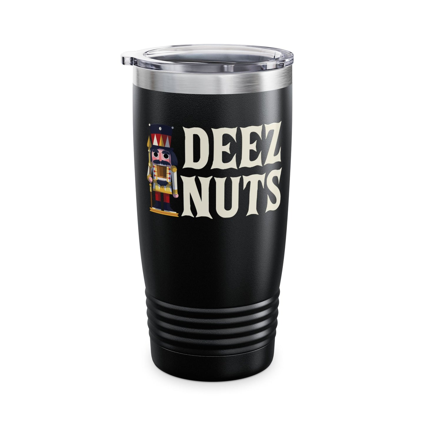 Funny Deez Nuts Nutcracker Ugly Christmas Meme Xmas Gift Tumbler Men Women