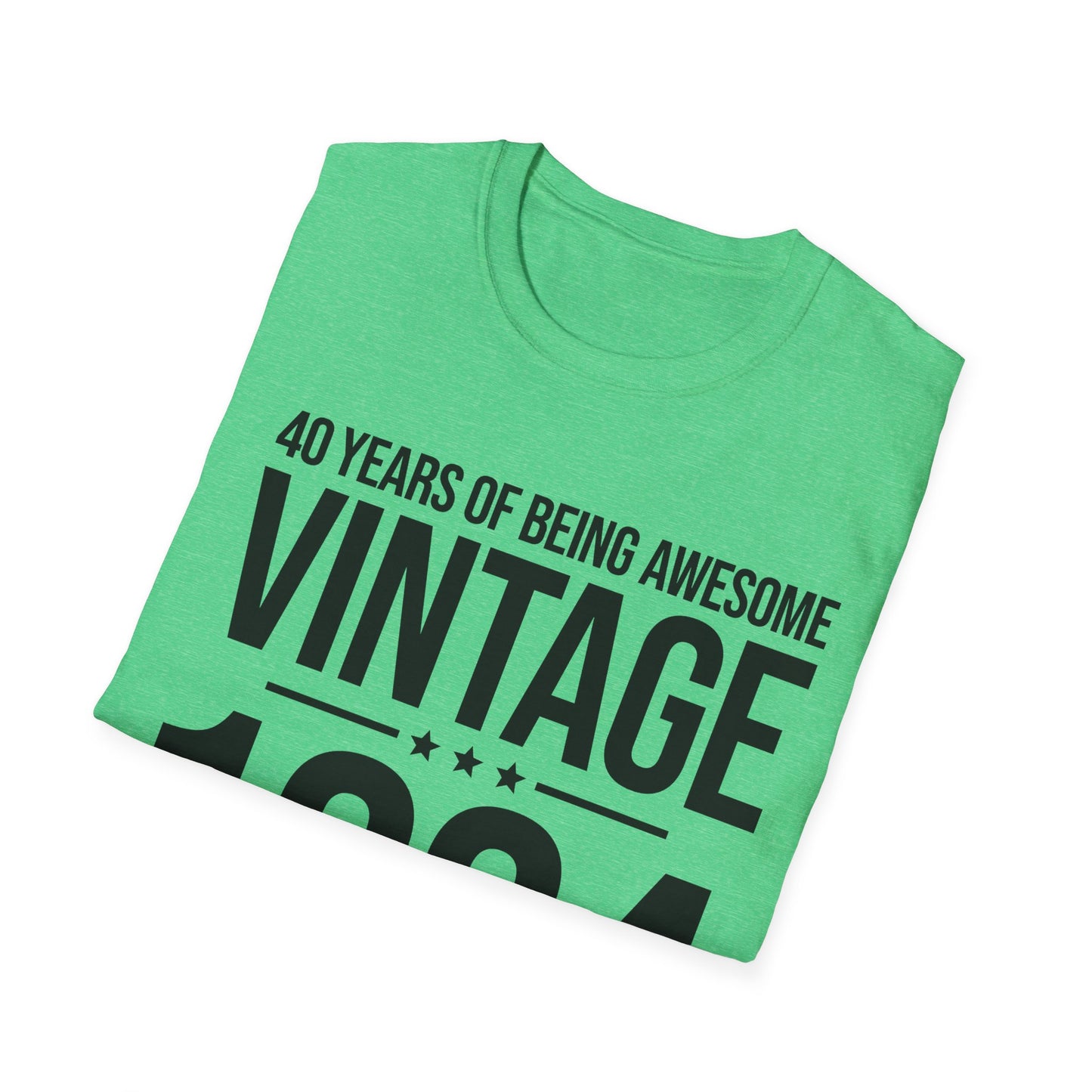 40 Year Old Gifts Vintage 1984 40 Years Awesome 40th Birthday T-Shirt