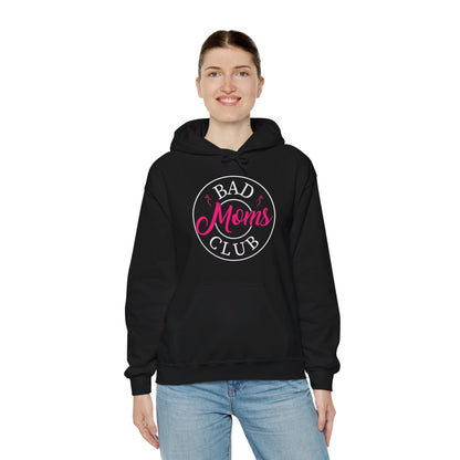 Funny Bad Moms Clubs New Mom Mother Hustler Sarcastic Woman Gift Hoodie