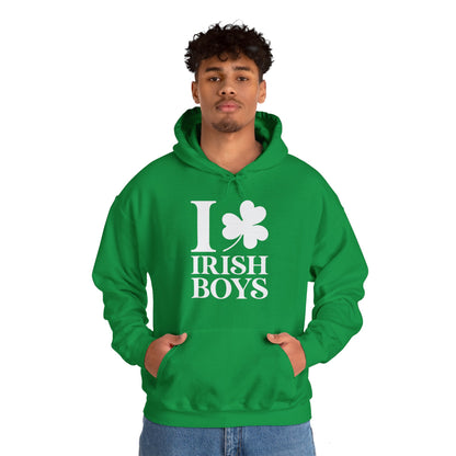 Funny I Love Irish Boys Shamrock St Patricks Day Hoodie For Men Women Hoodie