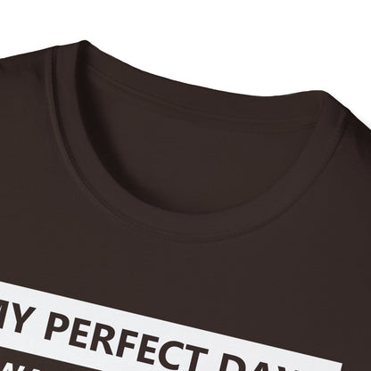 Funny My Perfect Day of Gamer Video Games Gaming T-Shirt Funny Kids Tee Top