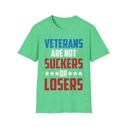 Anti Trump Veterans Are Not Suckers Or Losers Vote out 8645 T-Shirt Men Women