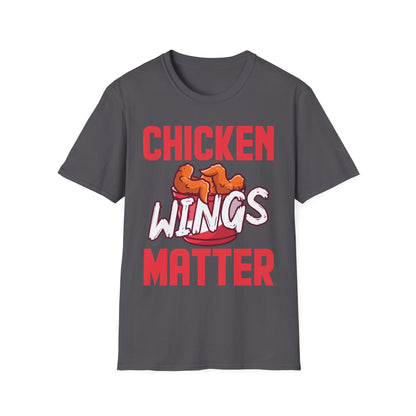 Funny Chicken Wings Matter Funny Chicken Wings Food Lover Foodie T-Shirt