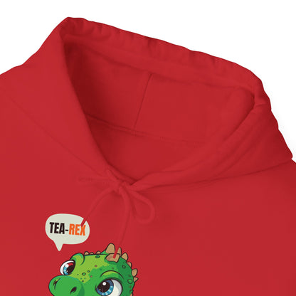 Tea-Rex In A Cup Cute T-Rex Dinosaur Kawaii Coffee Tea Funny Dino Pun Hoodie For Men Women Hoodie