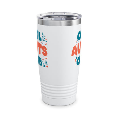 Cool Aunts Club Groovy Retro Smile Aunt Auntie Funny Mother's Day Tumbler