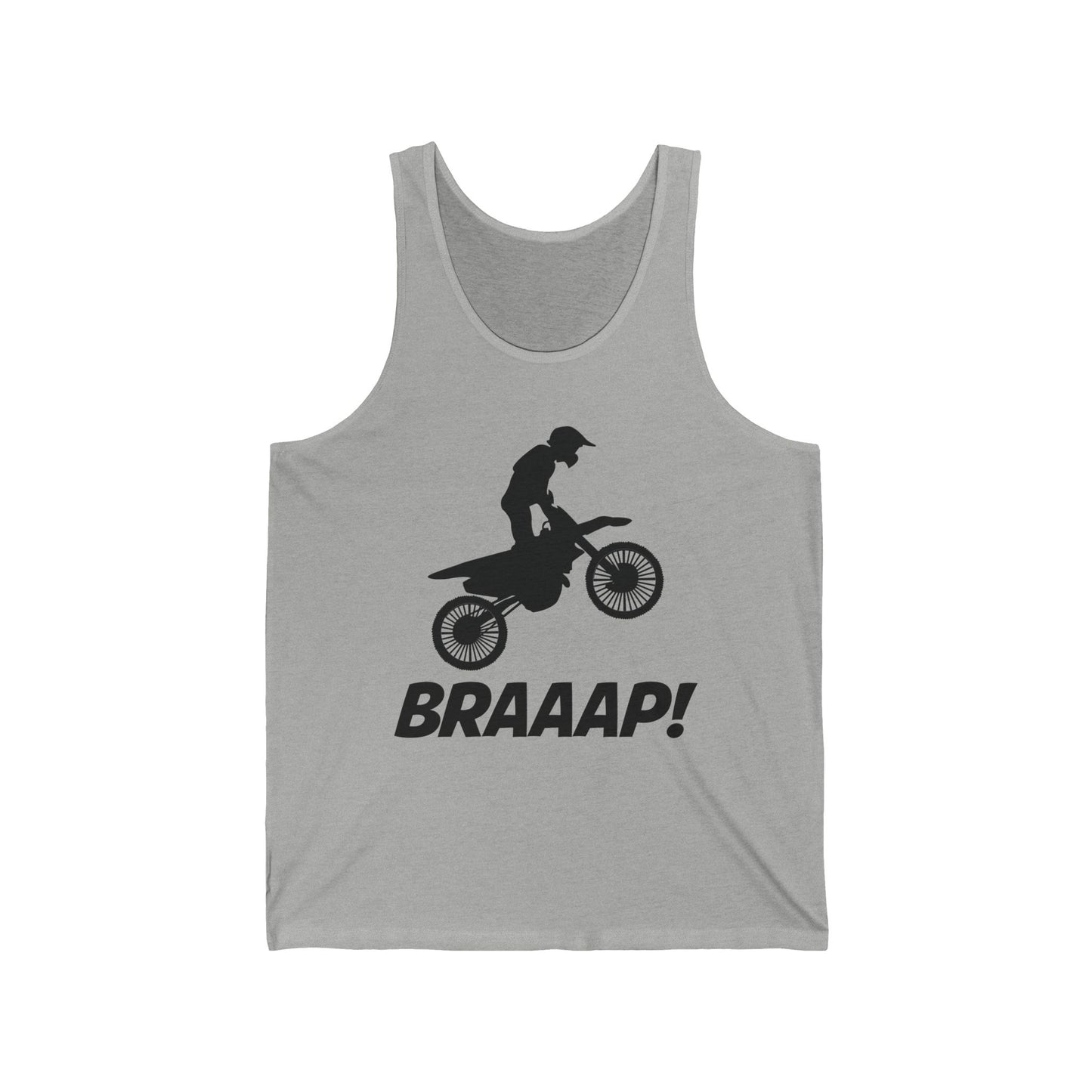 Funny Brraaap Dirt Bike Motocross Bikers Rider Tank Top For Riders Men Women