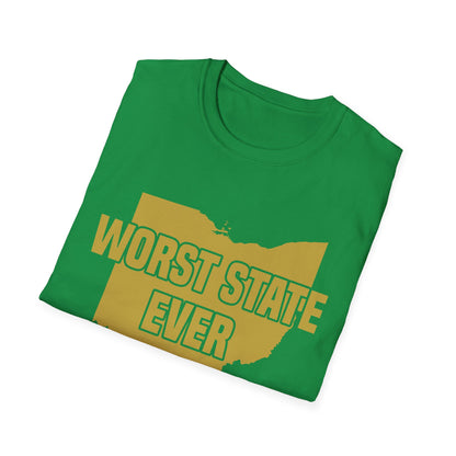 Worst State Ever Ohio Sucks Michigan Sports Fan Shirt Men Women