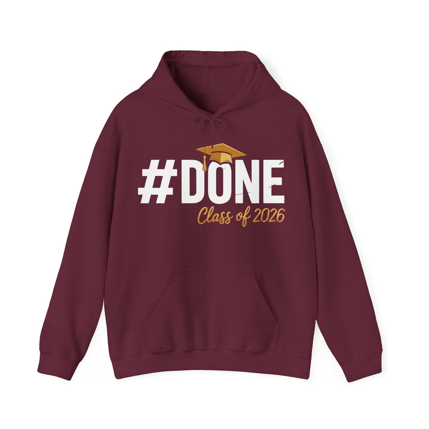 #Done Class of 2026 Graduation So Done Senior 2026 Grad Hoodie For Men Women