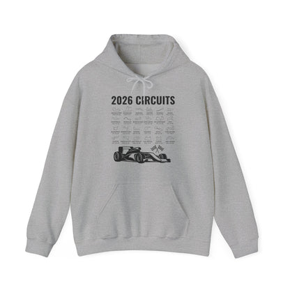 2026 Schedule Formula Racing Formula Car Retro Vintage Hoodie