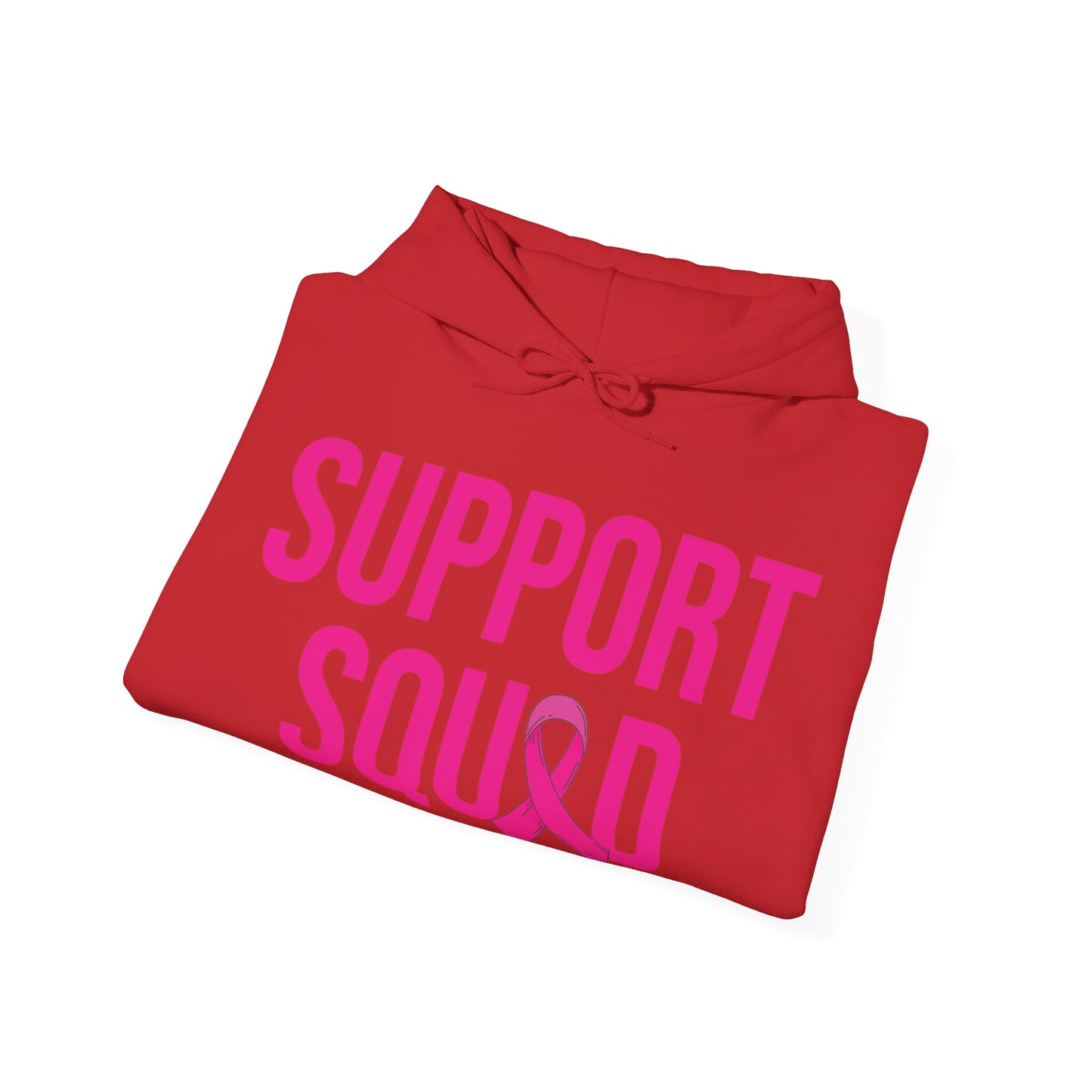 Support Squad Breast Cancer Warrior Awareness October Pink Hoodie