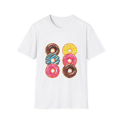 Funny Check Out My Six Pack Donut Gym Foodie T-Shirt