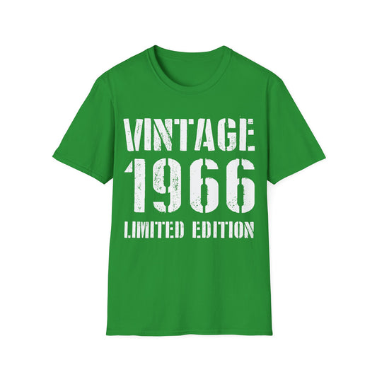Funny Vintage 1966 60th Birthday Gifts 60 Year Old T-Shirt For Men Women