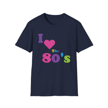 Women I Love The 80s Shirt Disco 80s Costumes Retro T-Shirt