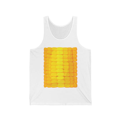 Funny Corn Halloween Costume Foodie Farmer Men Women Kids Halloween Tank Top