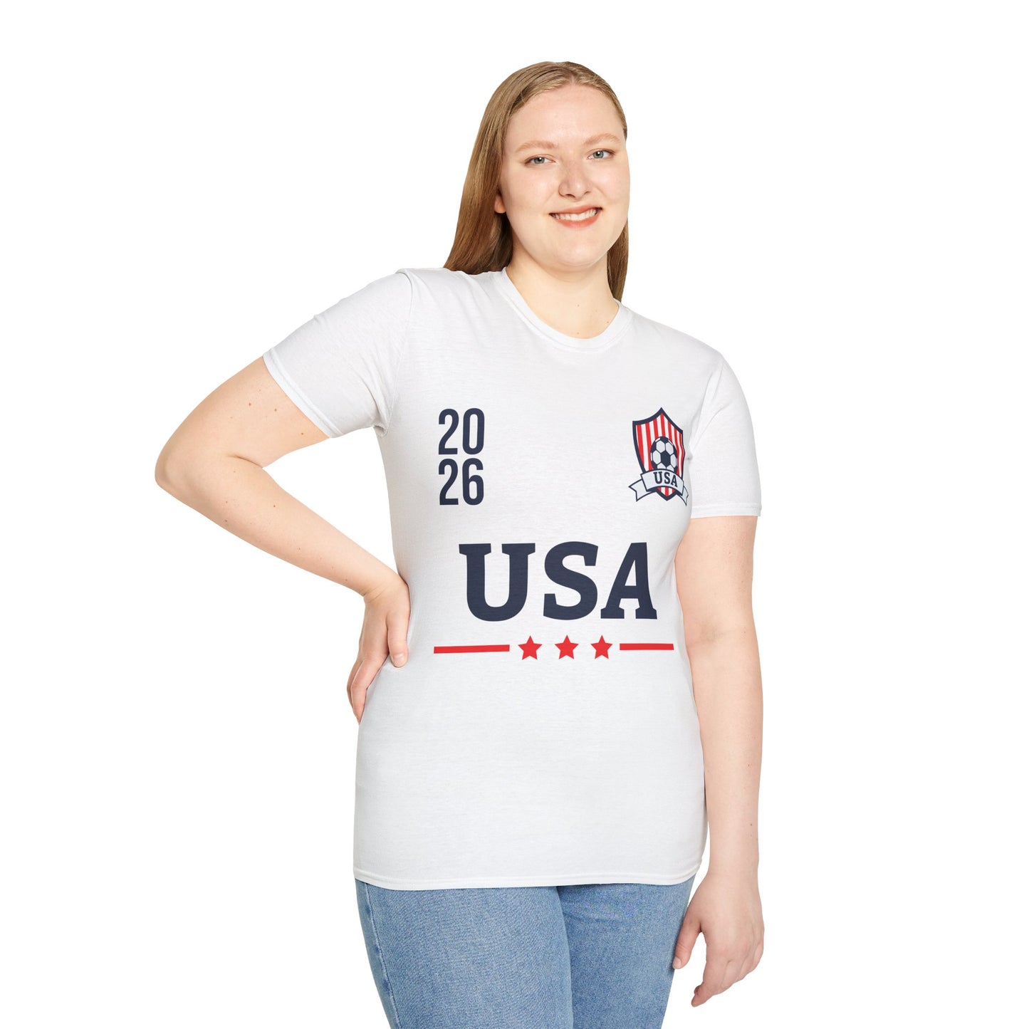 USA Soccer Tee Flag Football Shirt Gift 2026 T-Shirt