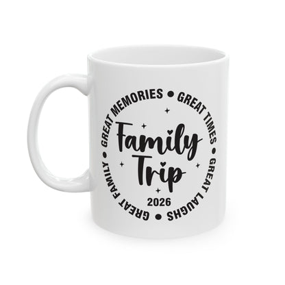 Family Trip Vacation 2026 Matching Summer Group Coffee Mug For Men Women