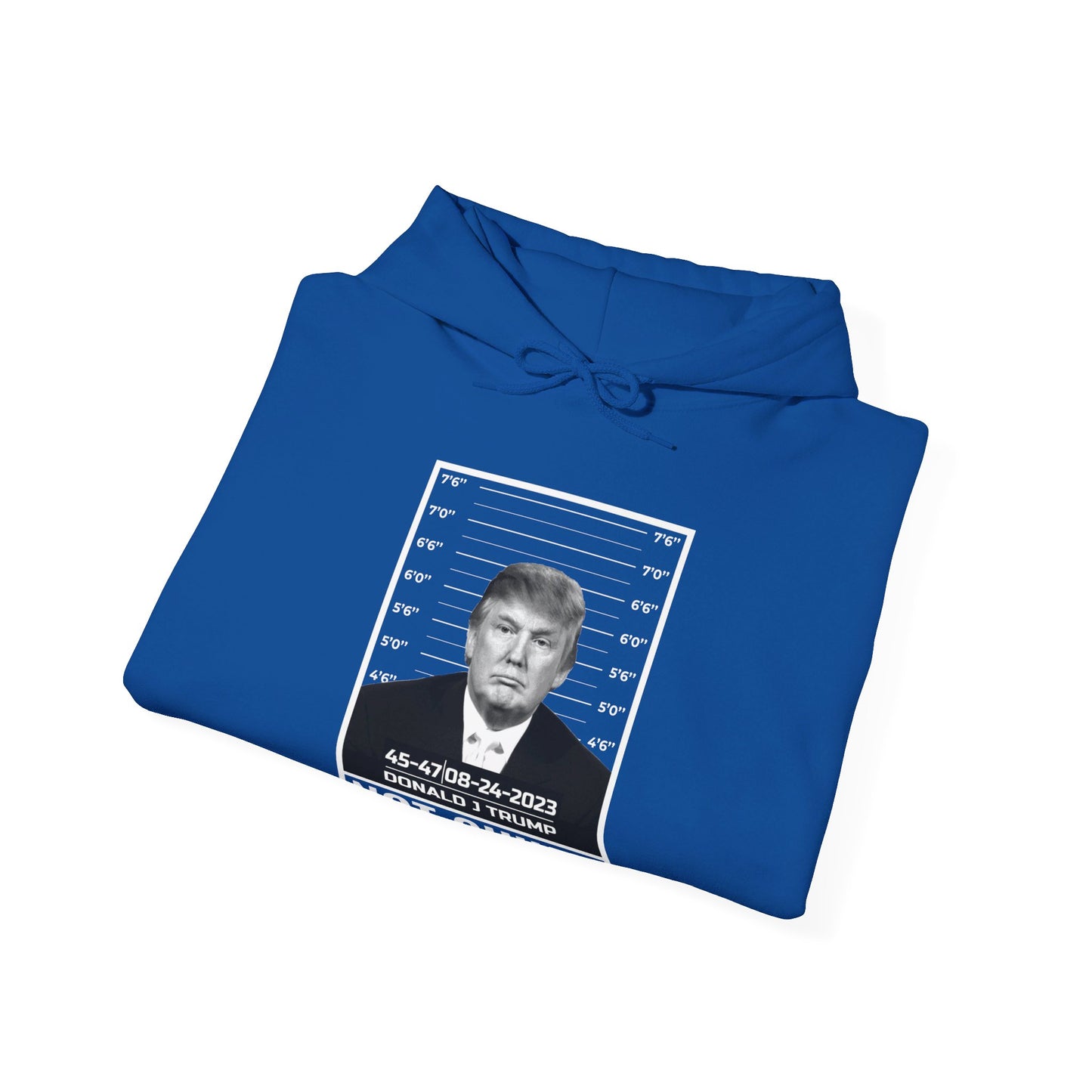 Donald Trump Police Mugshot Not Guilty President Legend 45 47 Hoodie For Men Women Hoodie