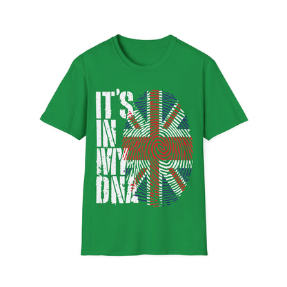 Funny Its In My DNA British Flag England UK Britain Union Jack T-Shirt For Men Women T-Shirt