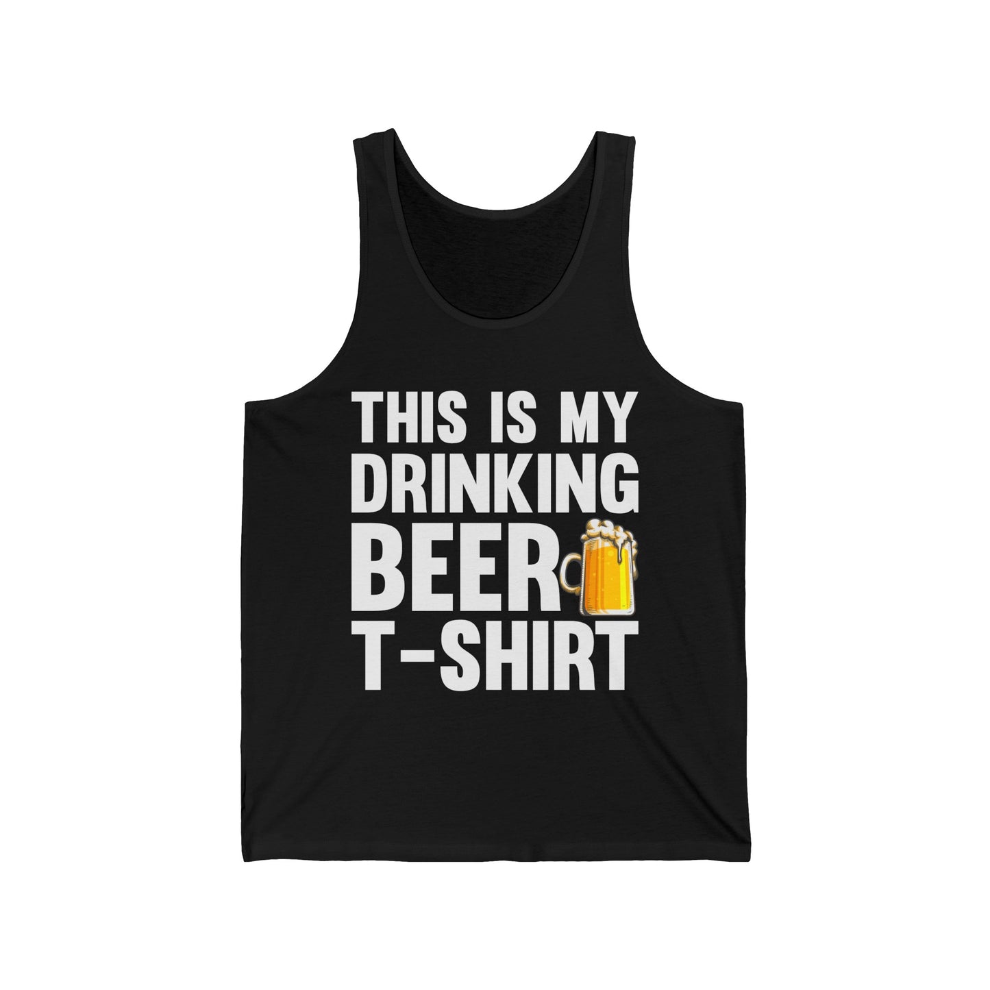 Funny This is My Drinking Beer Tank Tops, Humor Weekend Brew Tank Tops For Men Women