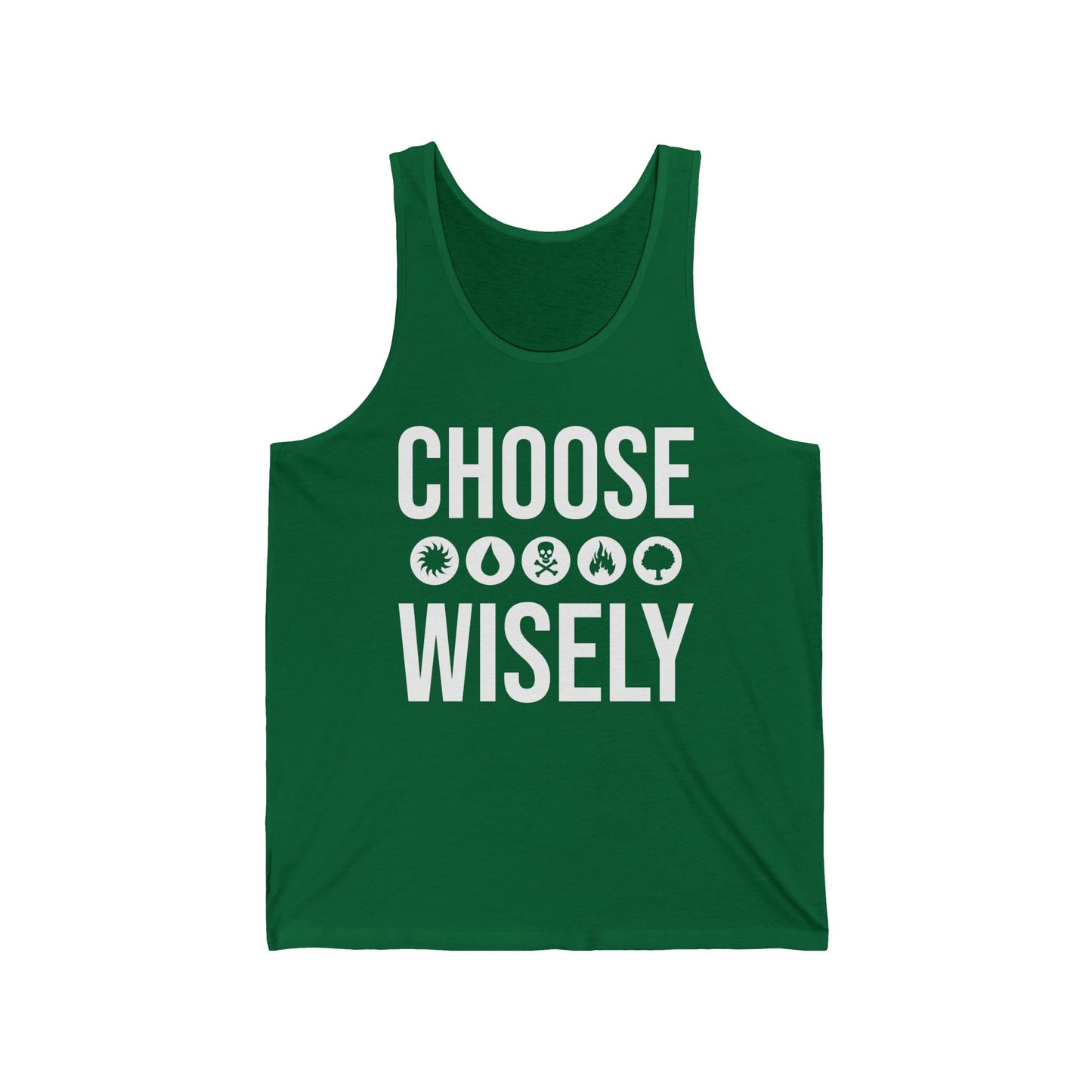 Choose Wisely Blue Red Green Sun Water Nature Tree Tank Top For Men Women Tank Top