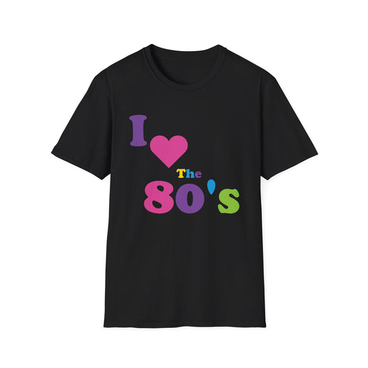 Women I Love The 80s Shirt Disco 80s Costumes Retro T-Shirt