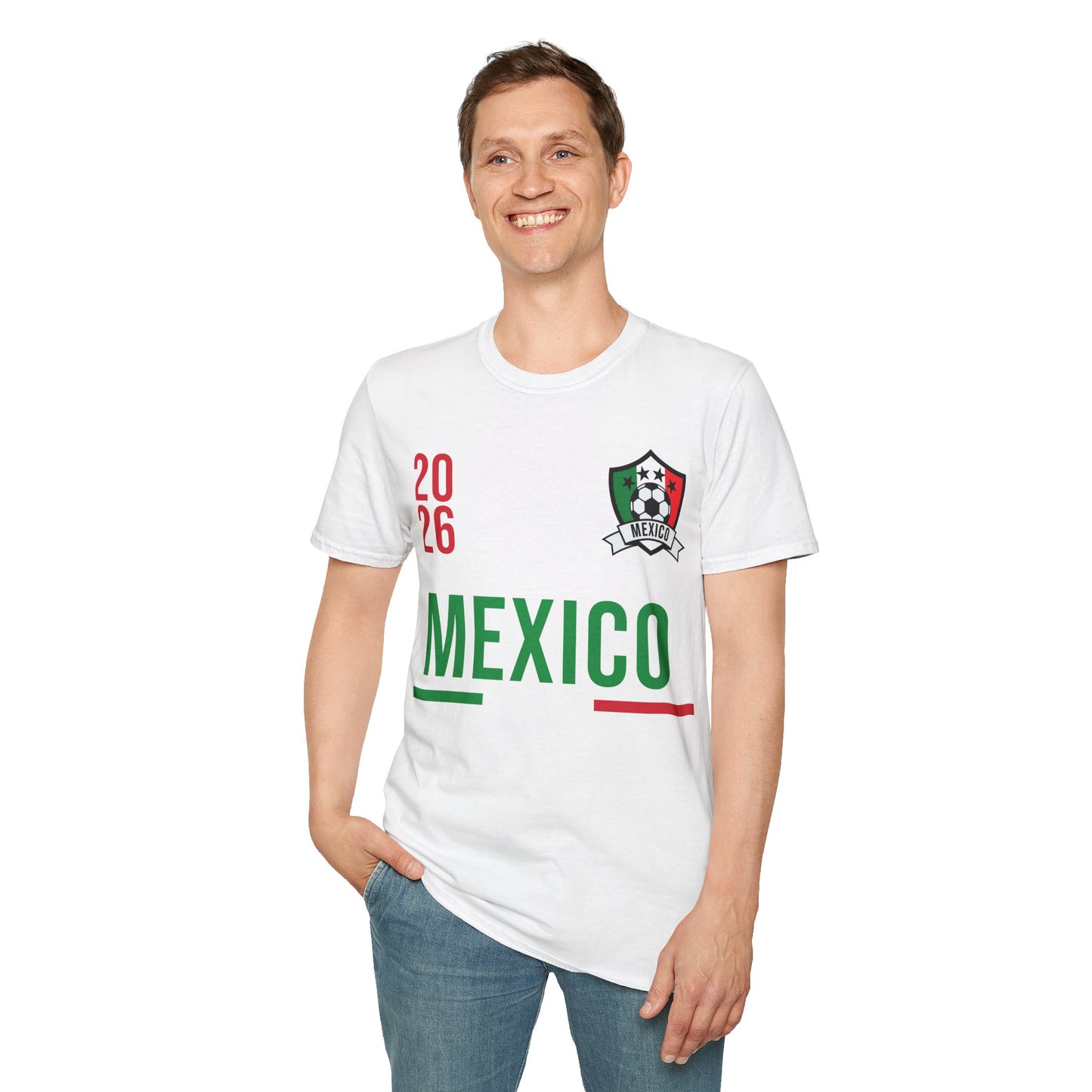 Mexico Soccer Jersey Tee Flag Football Gift 2026 T-Shirt