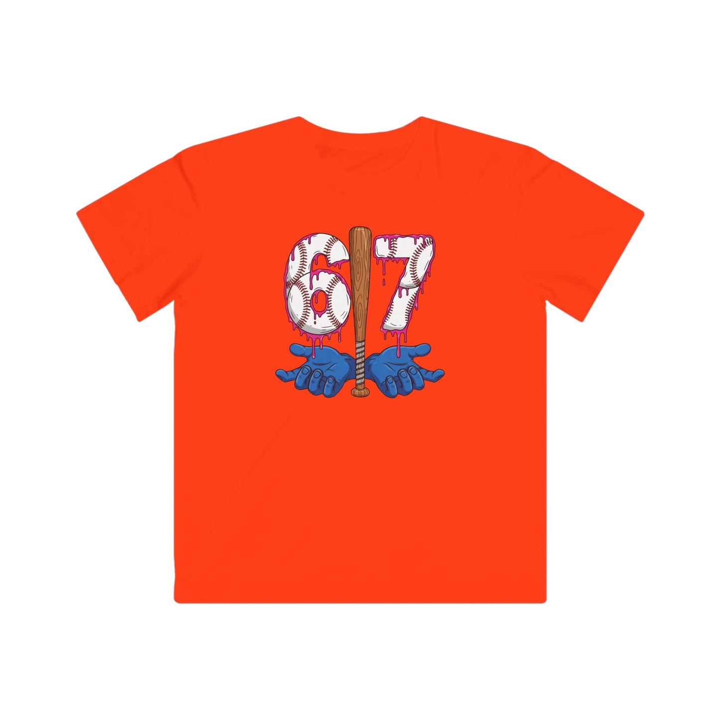 Baseball 67 Six Seven Funny Gen Alpha Meme Drip T-Shirt