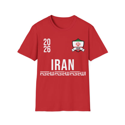 Iran Soccer Tee Flag Football Shirt Gift USA 2026 T-Shirt
