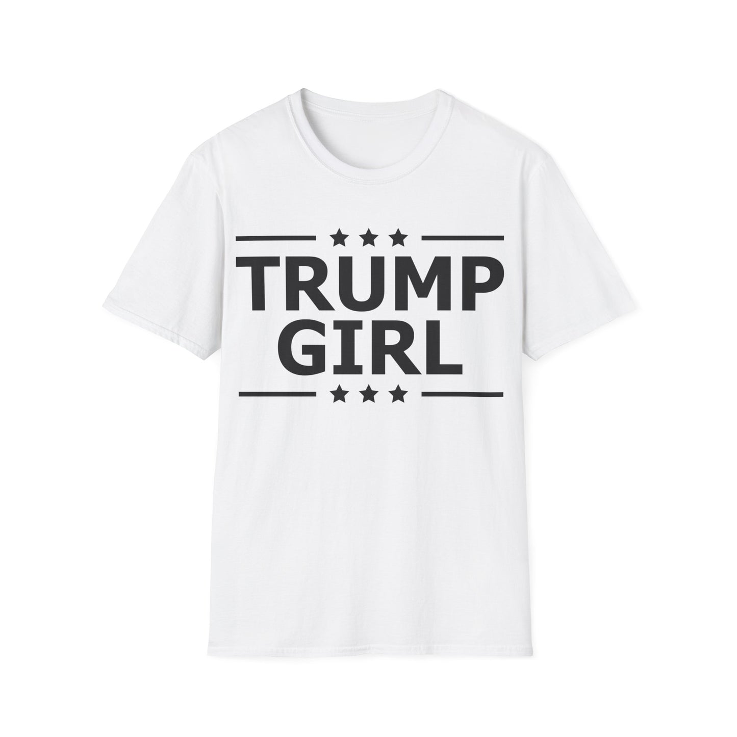 Cute Trump Girl Republican US Flag 2024 Vintage Vote T-Shirt