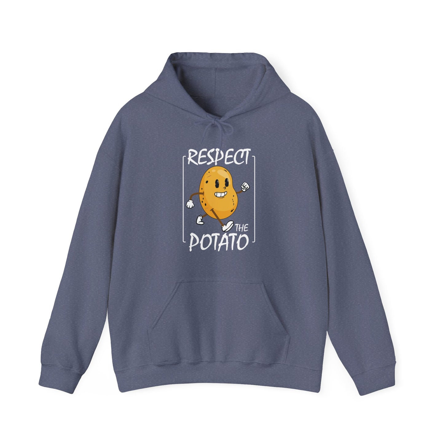 Funny Respect The Potato Gift Men Cute Root Vegetable Lovers Vegan Hoodie For Men Women Hoodie