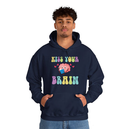 Funny Back To School Kiss Your Brain Cute Teacher Appreciation Hoodie For Men Women Hoodie