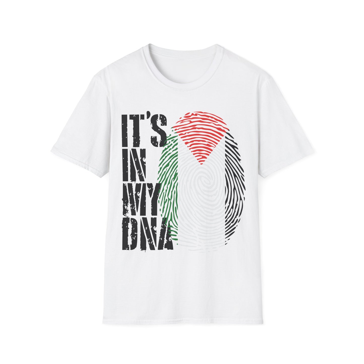 It's In My DNA Palestinian Shirt Arabic Gifts Palestine Flag T-Shirt For Men Women T-Shirt