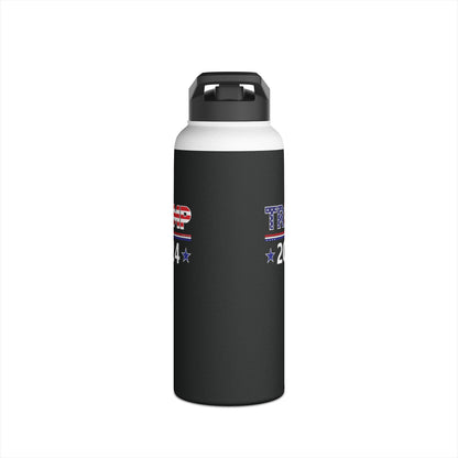 Pro Trump 2024 President 45 Water Bottle For Men Women