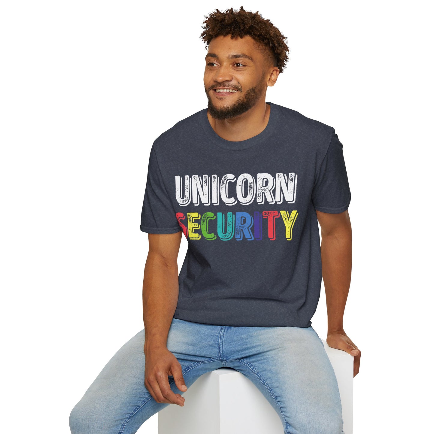 Funny Unicorn Security Costume Police T-Shirt Men Women Kids