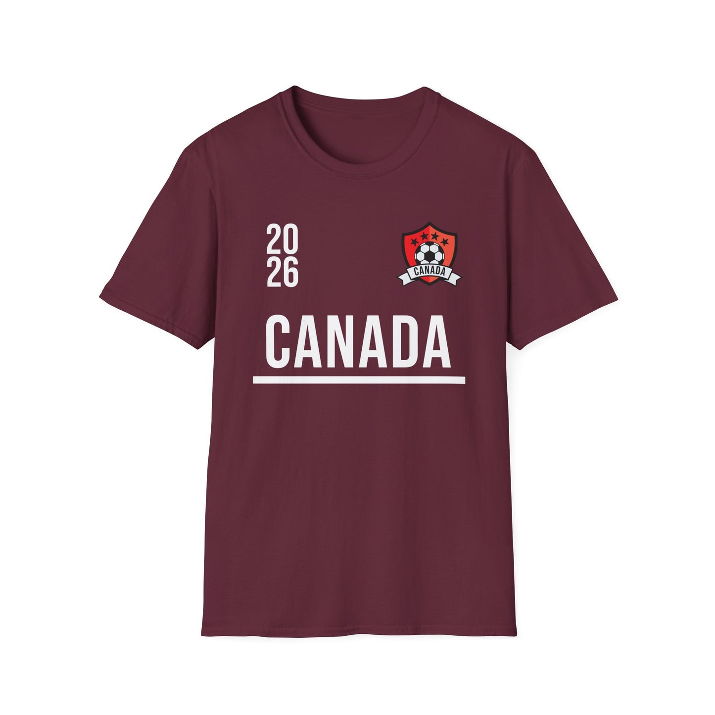 Canada Soccer Tee Flag Football Shirt Gift 2026 T-Shirt