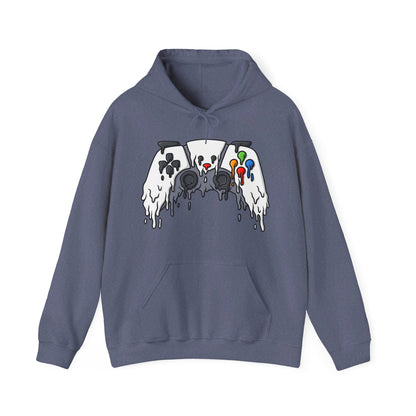 Melting Gaming Console Halloween Gaming Controller Hoodie For Gamers