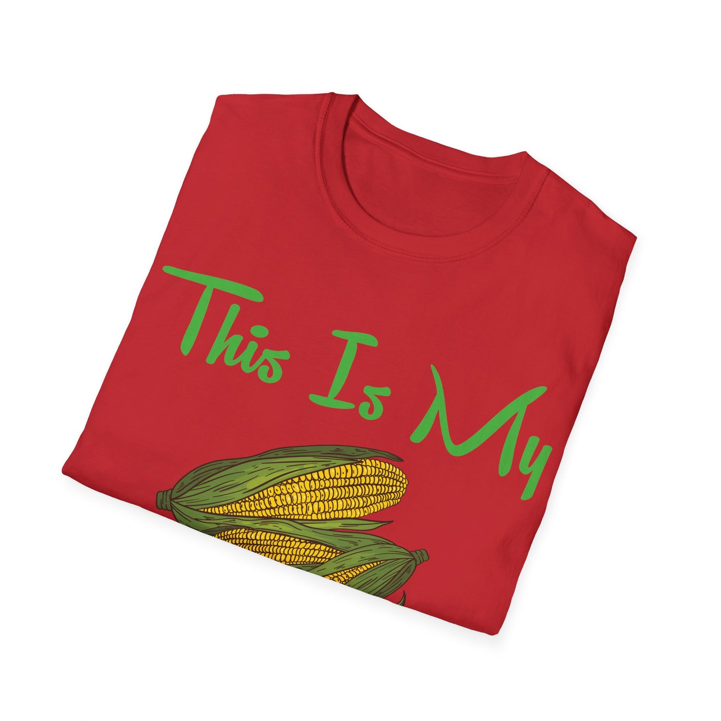 Funny This is my Crop Top Farmer Farming Corn Lover Pun Joke T-Shirt