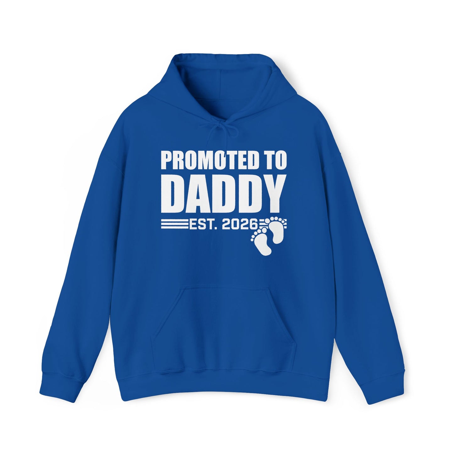 Mens Promoted To Daddy 2026 Pregnancy Announcement Gift Hoodie