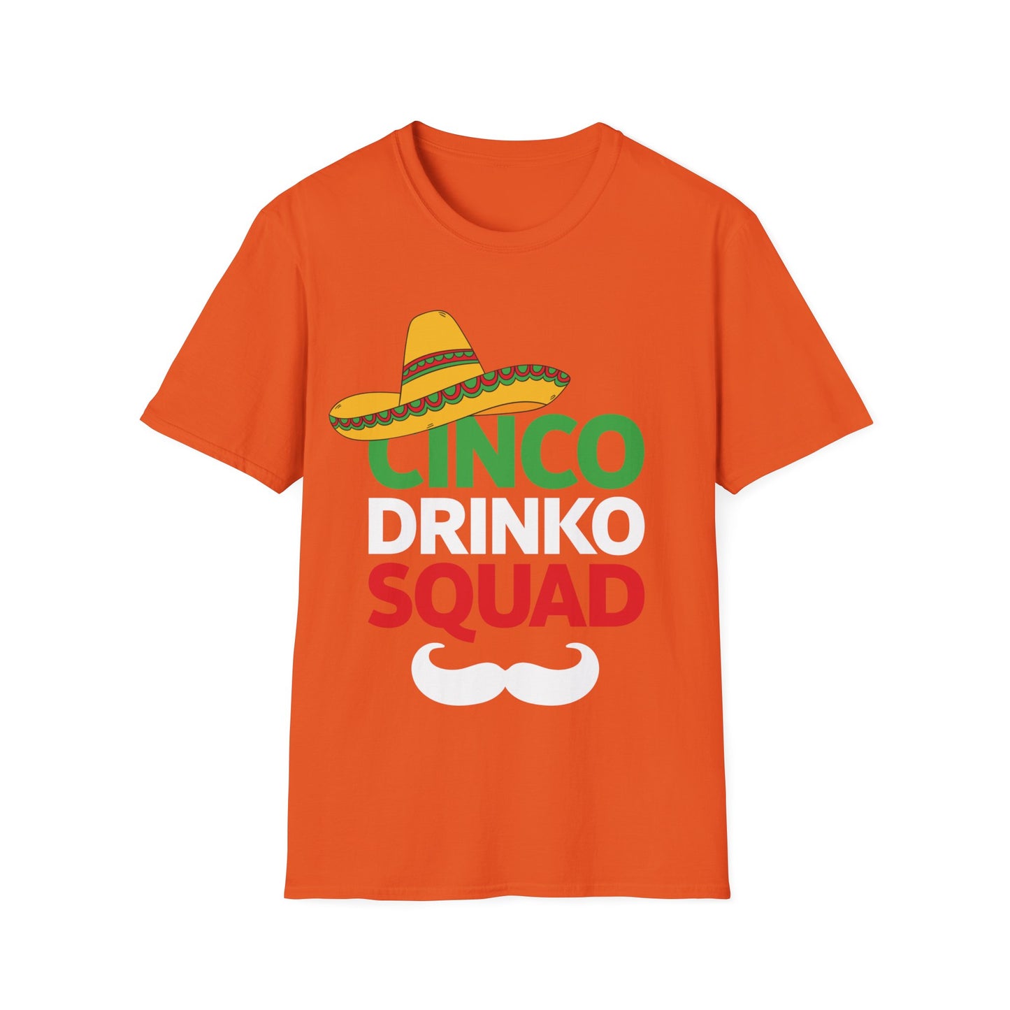 Funny Cinco Drinko Squad Party Mexican Fiesta Cinco de Mayo T-Shirt Men Women