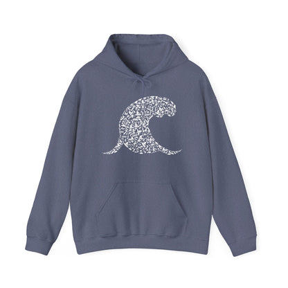 Silhouette Wave Cup For Surfer Surf Girls Surfing Hoodie