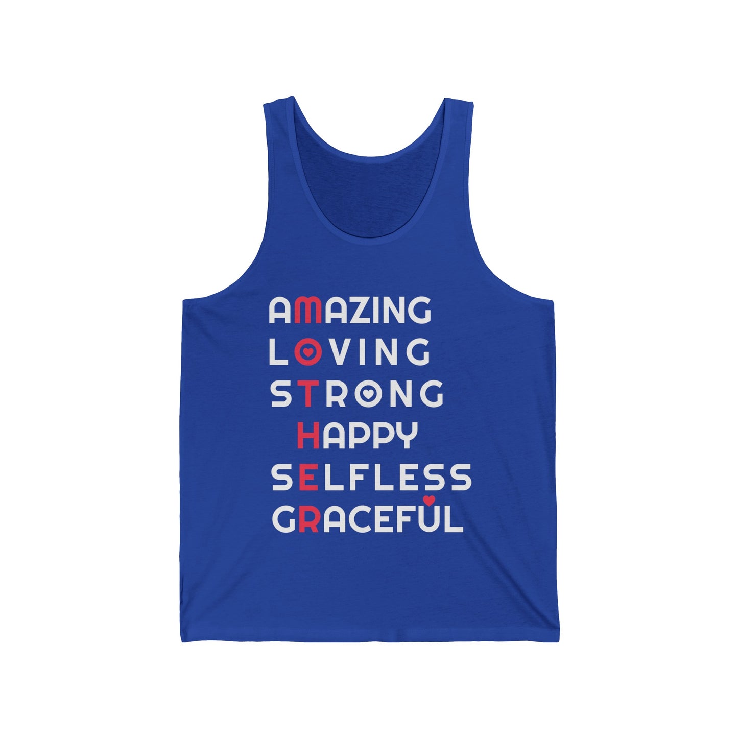 Mother Amazing Loving Strong Happy Selfless Graceful Mothers Day Mom Tank Tops