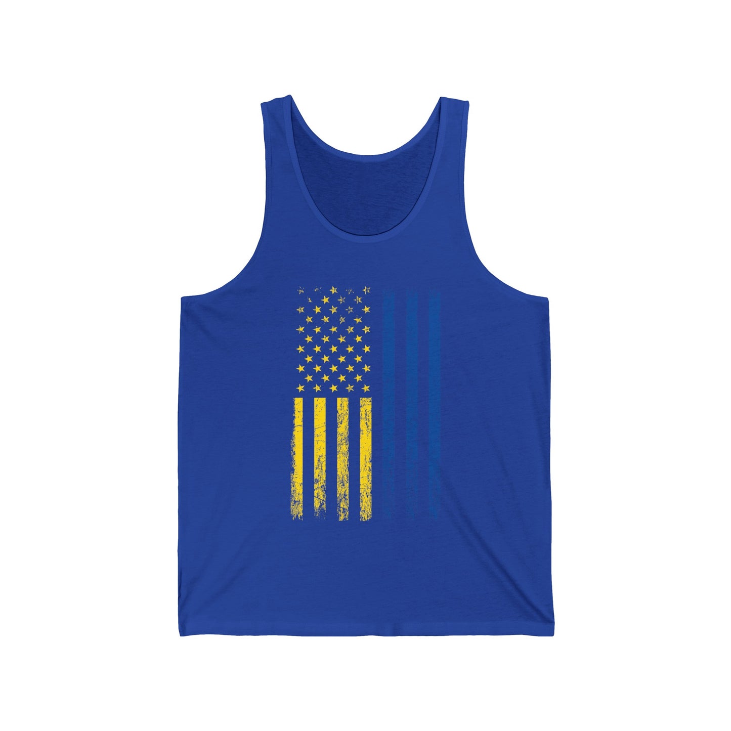 Ukrainian Lover Ukrainian American Flag I Stand With Ukraine Tank Tops