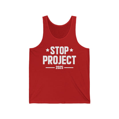 Stop Project 2025 Tank Top For Women Men Tank Top